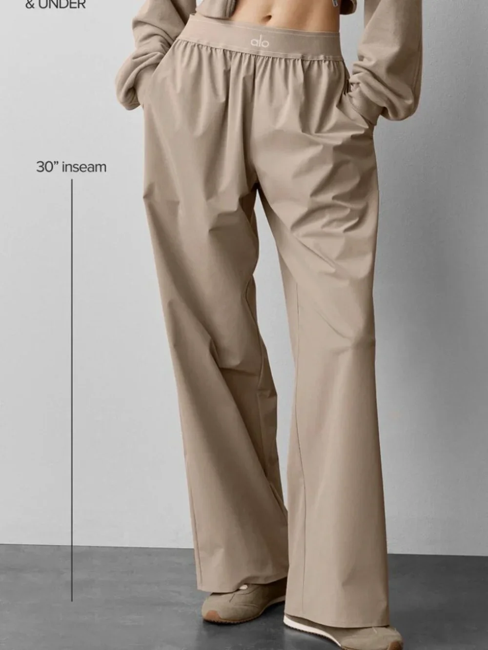 ALO Yoga Brand New👏Gravel Suit Up Trouser Regular 30 Inch